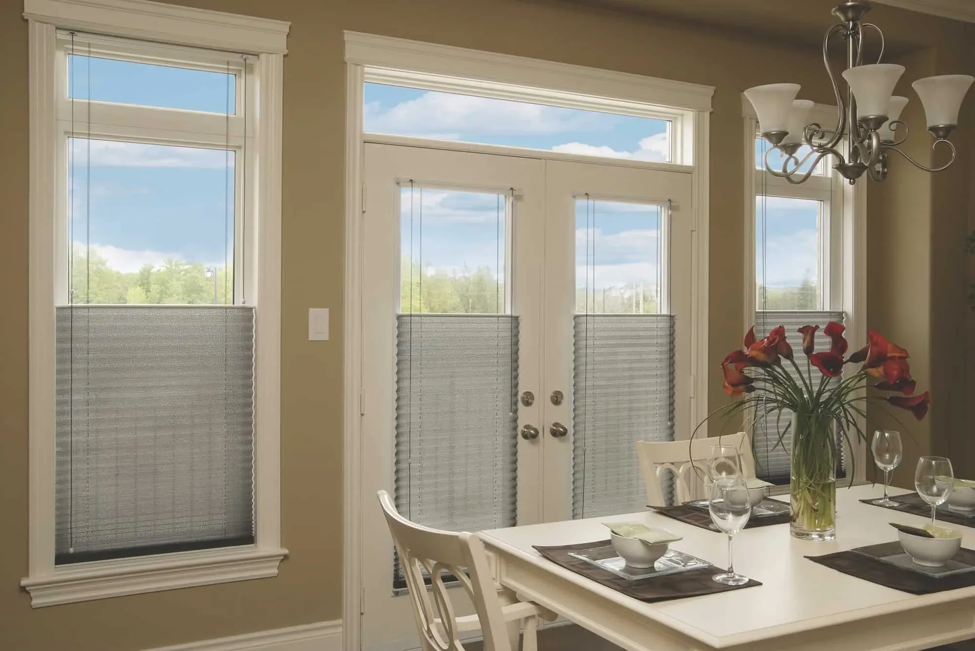 Maxxmar’s practical Top Down / Bottom Up shades are perfect solutions for many applications. Clean looking and child safe!