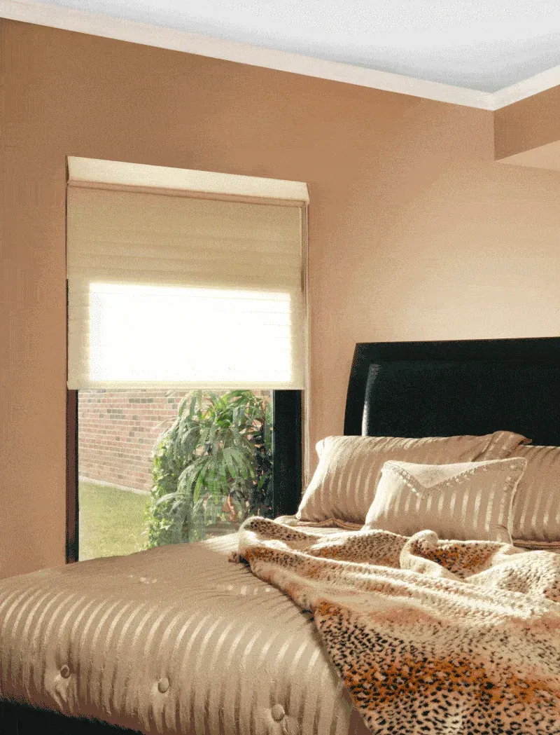Maxxmar’s unique patented Opera Shades provide the ultimate in light control – sheer to room darkening for daytime and complete black-out for evening. Ideal for light sleepers and shift workers!